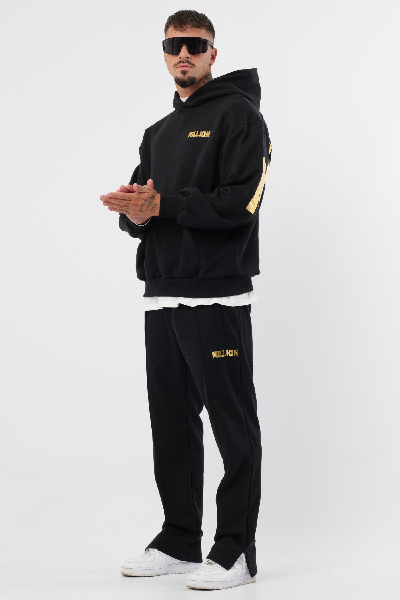 Hoodie Gold Lonely Black