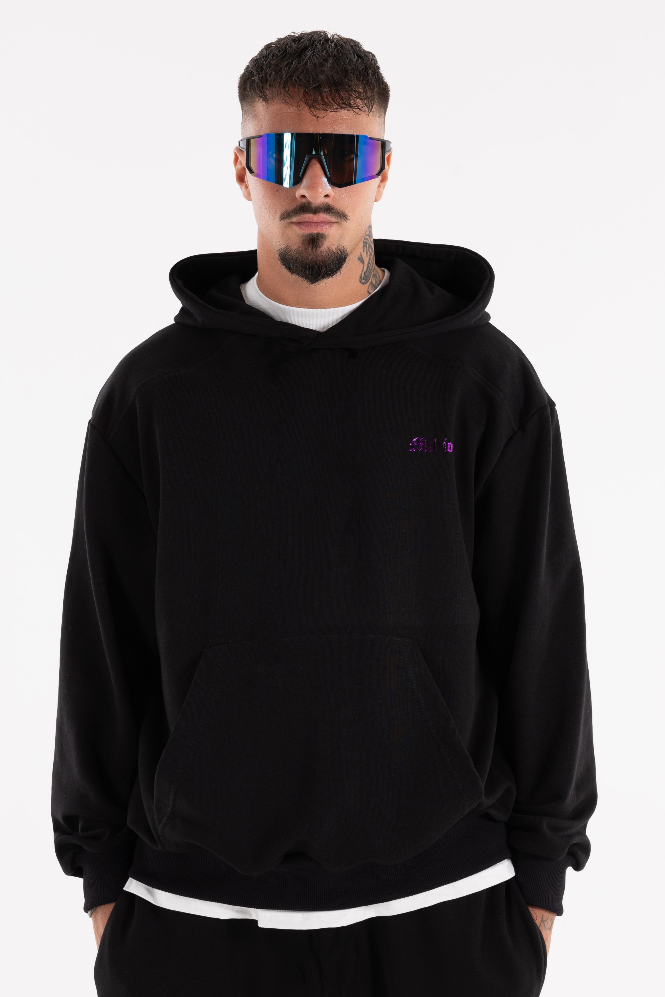 Hoodie Violet President Black