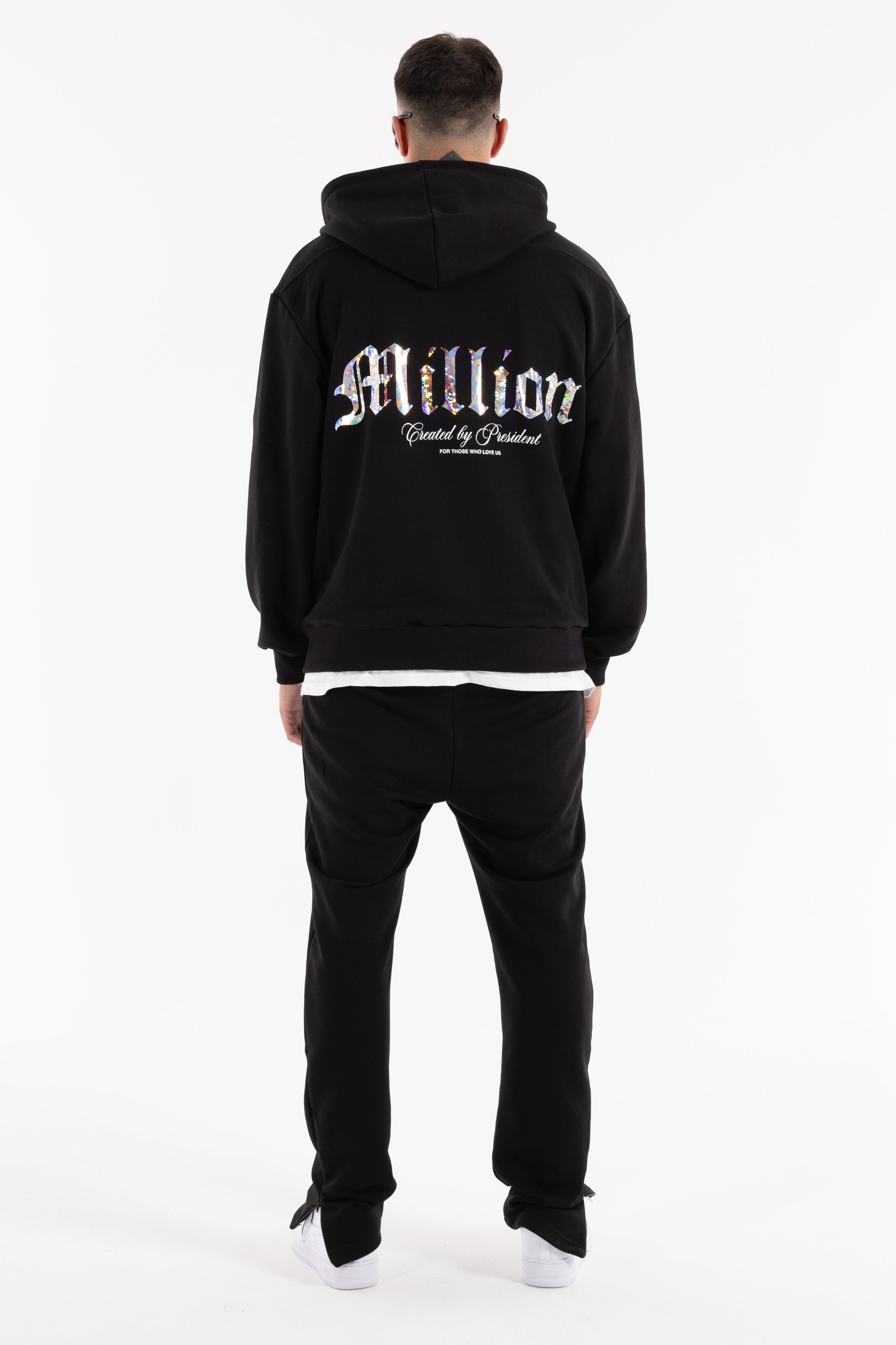Crystal President Black Hoodie