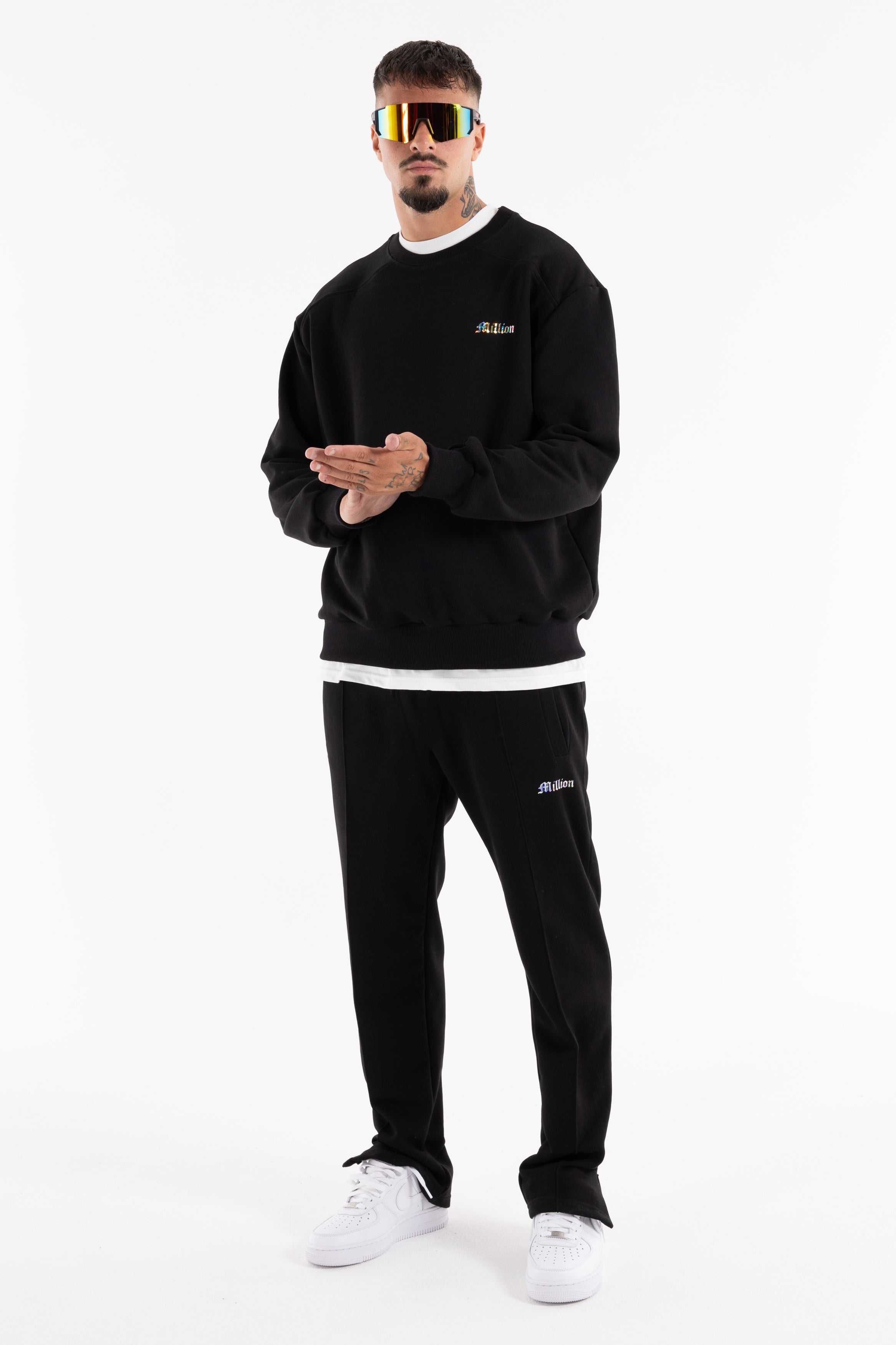Crewneck Crystal President Black