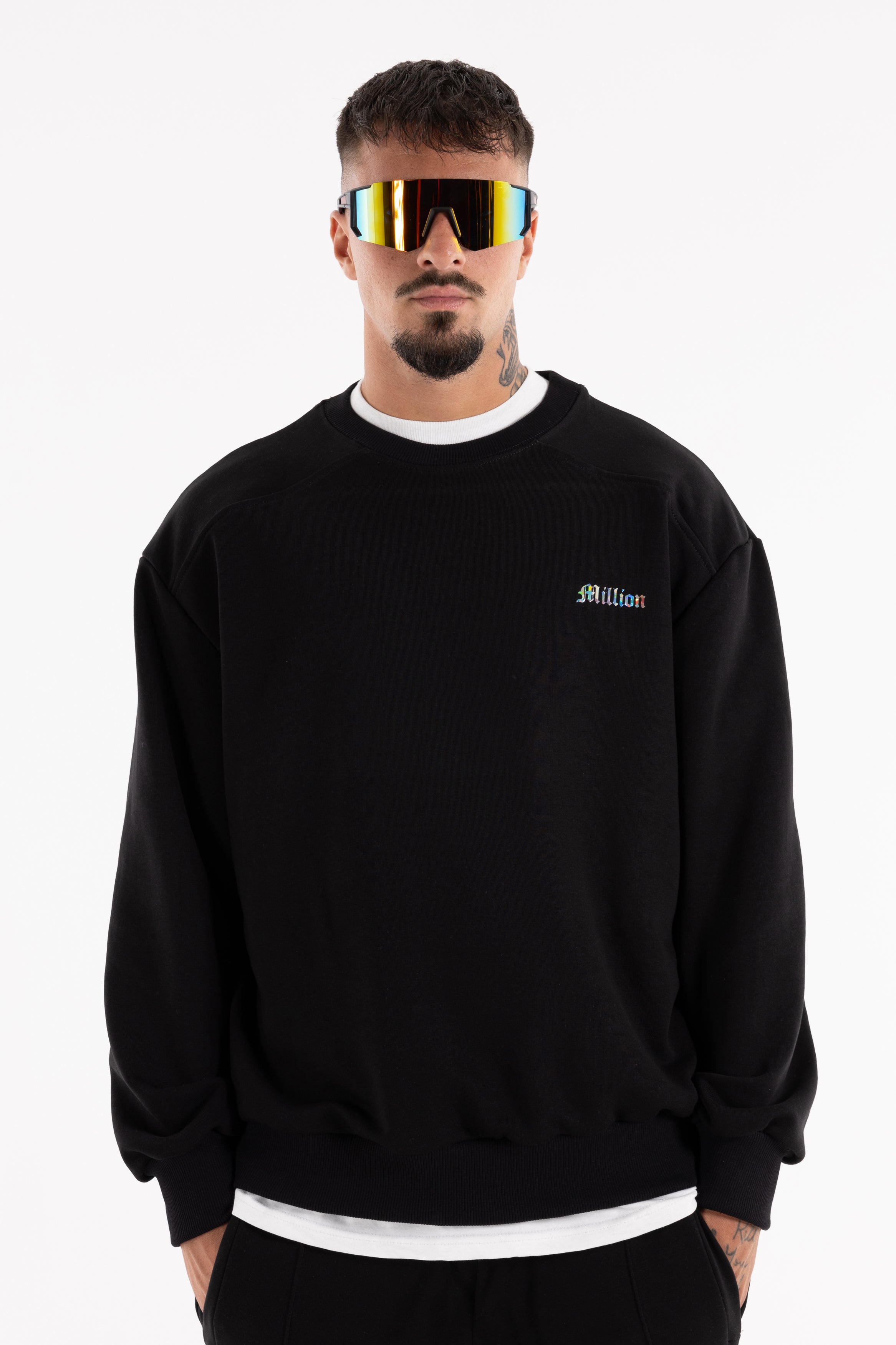 Crewneck Crystal President Black