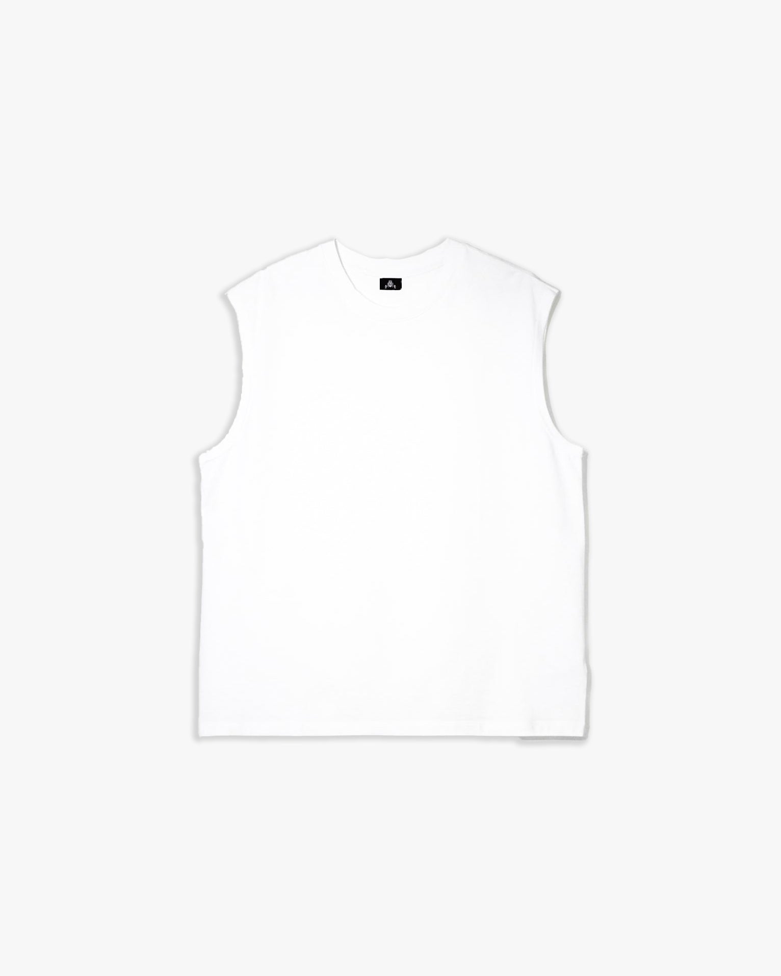 White Jersey Tank Top