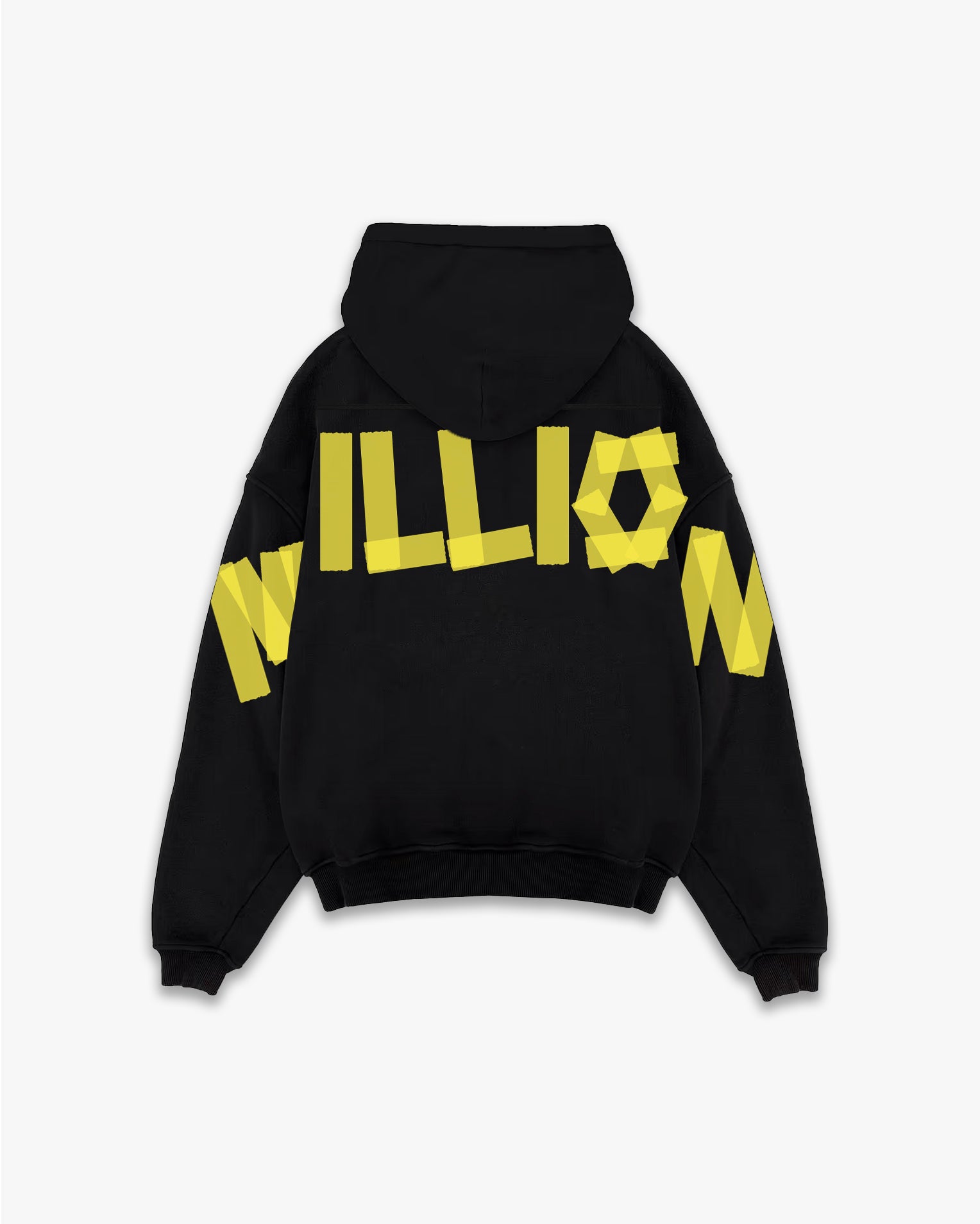 Hoodie Yellow Lonely Black