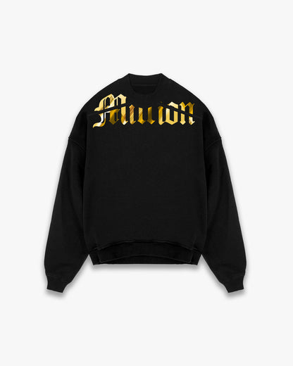 Crewneck Gold Cortar Black