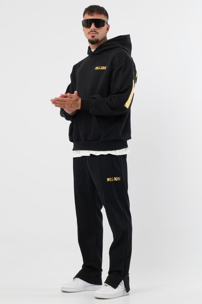 Hoodie Gold Lonely Black
