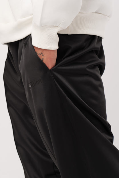 Black Acetate Pants with Nerves