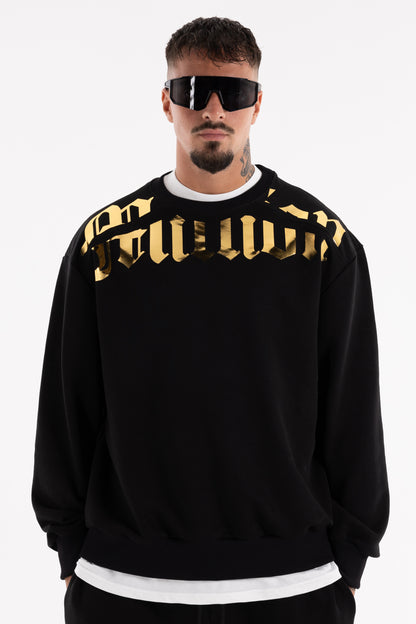 Crewneck Gold Cortar Black