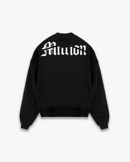 Crewneck White Cortar Black